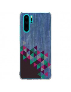 Coque Huawei P30 Pro Wood Bois Azteque Triangles Archiwoo...