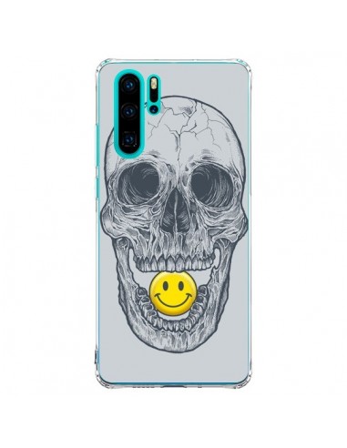 Coque Huawei P30 Pro Smiley Face Tête de Mort - Rachel Caldwell