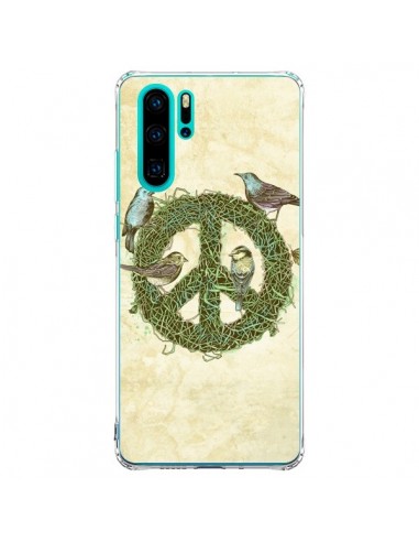 Coque Huawei P30 Pro Peace And Love Nature Oiseaux - Rachel Caldwell