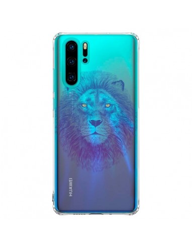 Coque Huawei P30 Pro Lion Animal Transparente - Rachel Caldwell