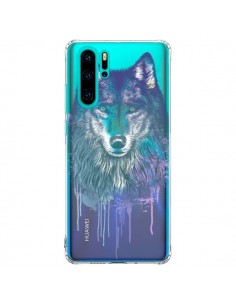 Coque Huawei P30 Pro Loup Wolf Animal Transparente -...