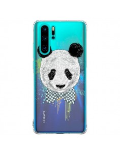 Coque Huawei P30 Pro Panda Noeud Papillon Transparente -...