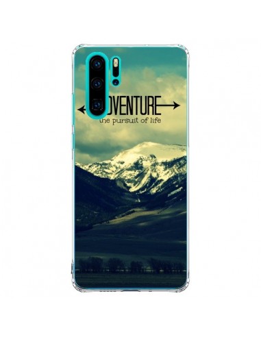 Coque Huawei P30 Pro Adventure the pursuit of life Montagnes Ski Paysage - R Delean