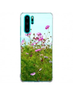 Coque Huawei P30 Pro Fleurs Roses Champ - R Delean