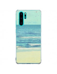 Coque Huawei P30 Pro Life good day Mer Ocean Sable Plage...