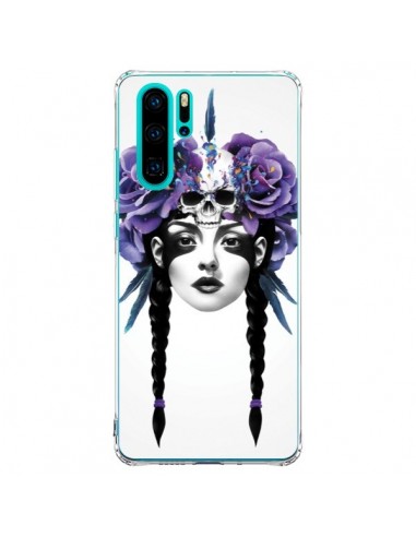 Coque Huawei P30 Pro Fille Fleurs Warrior - Ruben Ireland