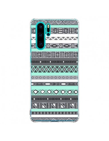 Coque Huawei P30 Pro Azteque Aztec Bleu Pastel - Rex Lambo