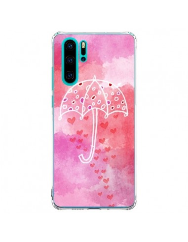 Coque Huawei P30 Pro Parapluie Coeur Love Amour - Sylvia Cook