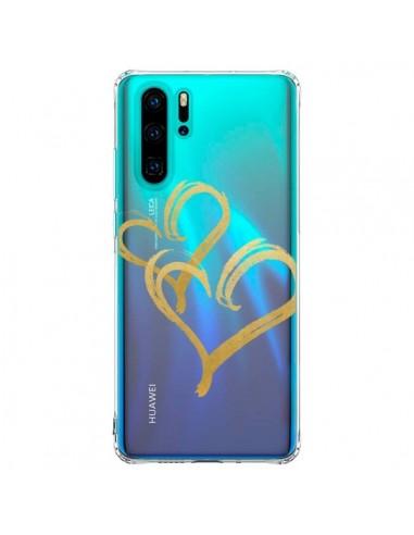 Coque Huawei P30 Pro Deux Coeurs Love Amour Transparente - Sylvia Cook