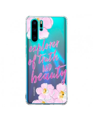 Coque Huawei P30 Pro Explorer of Truth and Beauty Transparente - Sylvia Cook