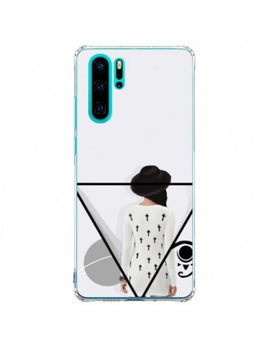 Coque Huawei P30 Pro Confusion Femme Oeil Triangle - Sara Eshak