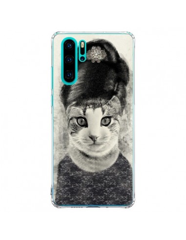 Coque Huawei P30 Pro Audrey Cat Chat - Tipsy Eyes