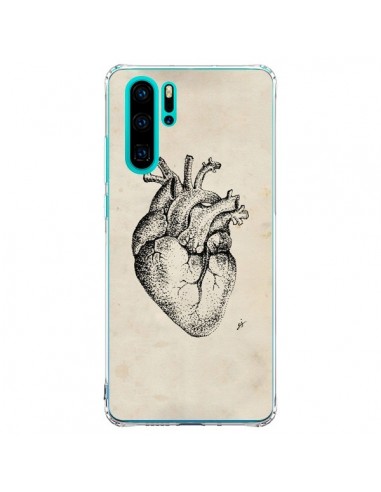 Coque Huawei P30 Pro Coeur Vintage - Tipsy Eyes