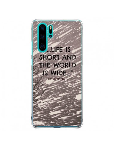 Coque Huawei P30 Pro Life is short Foret - Tara Yarte