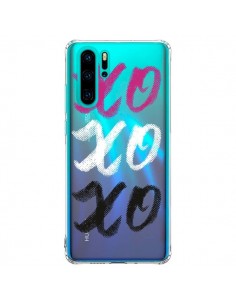 Coque Huawei P30 Pro XoXo Rose Blanc Noir Transparente -...