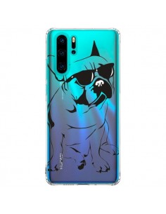 Coque Huawei P30 Pro Chien Bulldog Dog Transparente -...