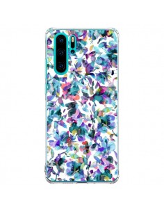 Coque Huawei P30 Pro Aquatic Flowers Blue - Ninola Design
