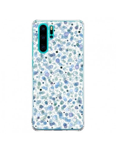 Coque Huawei P30 Pro Cosmic Bubbles Blue - Ninola Design