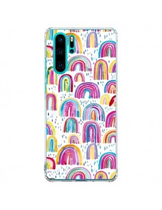Coque Huawei P30 Pro Cute Watercolor Rainbows - Ninola...