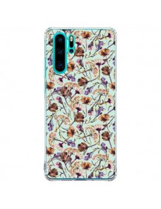 Coque Huawei P30 Pro Dry Blue Flowers - Ninola Design