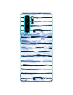 Coque Huawei P30 Pro Electric Lines White - Ninola Design