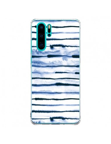 Coque Huawei P30 Pro Electric Lines White - Ninola Design