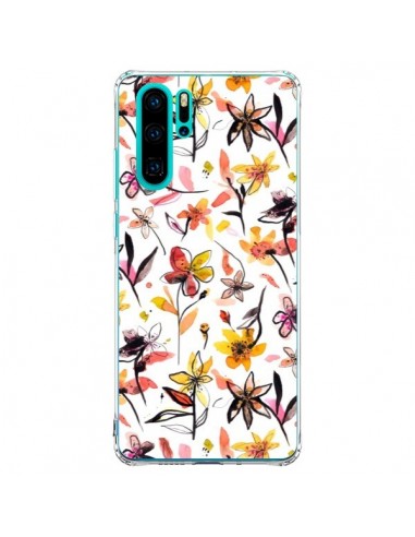 Coque Huawei P30 Pro Ink Bleeding Dots Pink - Ninola Design