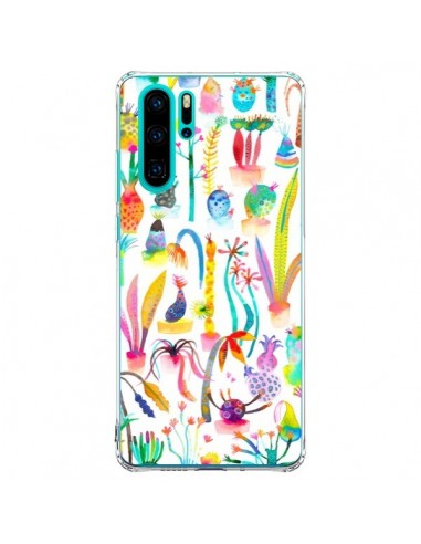 Coque Huawei P30 Pro Little Textured Dots White - Ninola Design