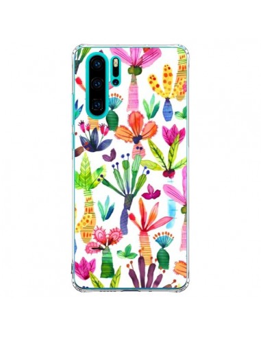 Coque Huawei P30 Pro Overlapped Watercolor Dots - Ninola Design