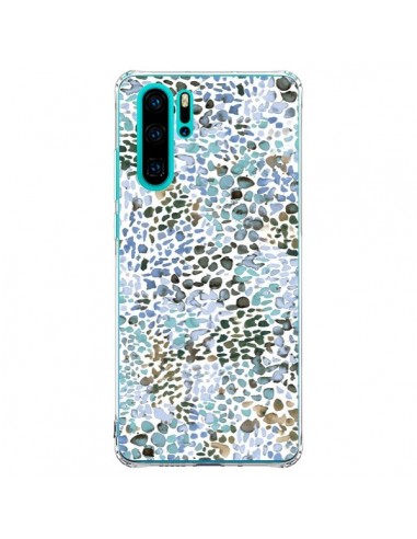 Coque Huawei P30 Pro Smoky Marble Watercolor Pink - Ninola Design