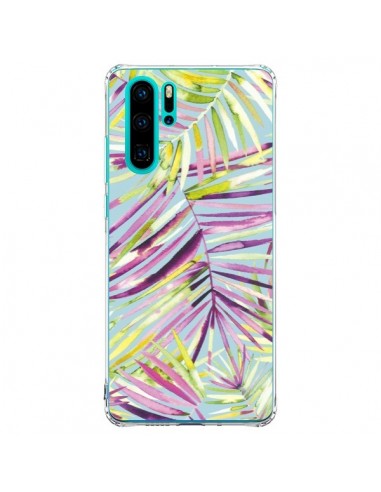 Coque Huawei P30 Pro Tropical Flowers Multicolored - Ninola Design