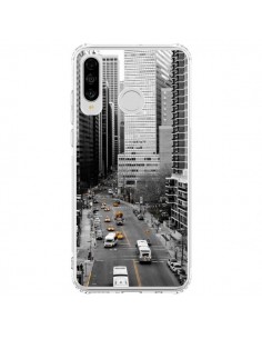 Coque Huawei P30 Lite New York Noir et Blanc - Anaëlle...