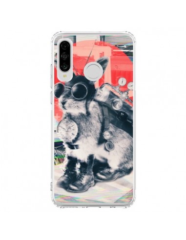 Coque Huawei P30 Lite Lapin Time Traveller - Ali Gulec