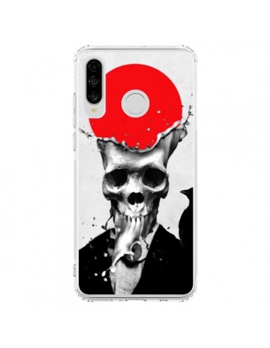 Coque Huawei P30 Lite Splash Skull Tête de Mort - Ali Gulec