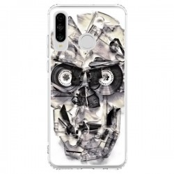 Coque Huawei P30 Lite Tape Skull K7 Tête de Mort - Ali Gulec