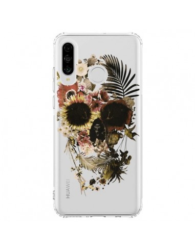 Coque Huawei P30 Lite Garden Skull Tête de Mort Transparente - Ali Gulec