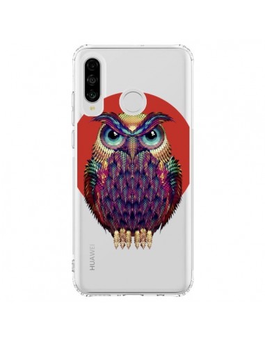 Coque Huawei P30 Lite Chouette Hibou Owl Transparente - Ali Gulec