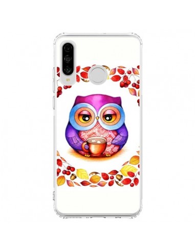 Coque Huawei P30 Lite Chouette Automne - Annya Kai