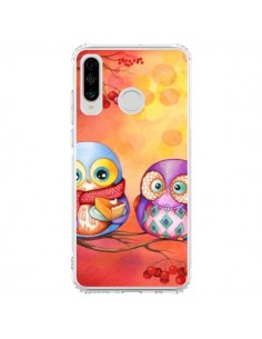 Coque Huawei P30 Lite Chouette Arbre - Annya Kai
