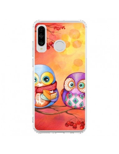 Coque Huawei P30 Lite Chouette Arbre - Annya Kai