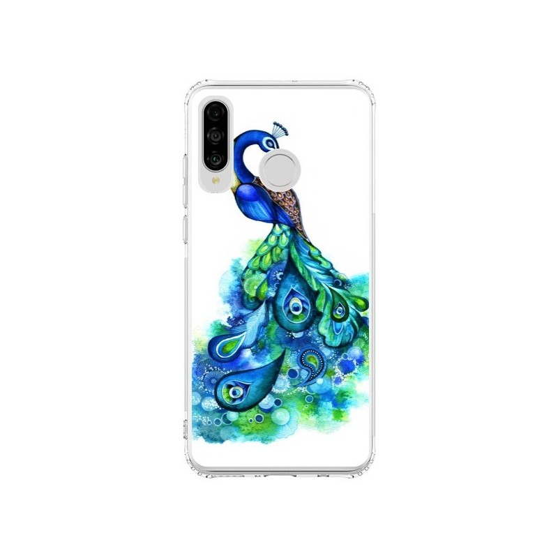 Coque Huawei P30 Lite Paon Multicolore - Annya Kai