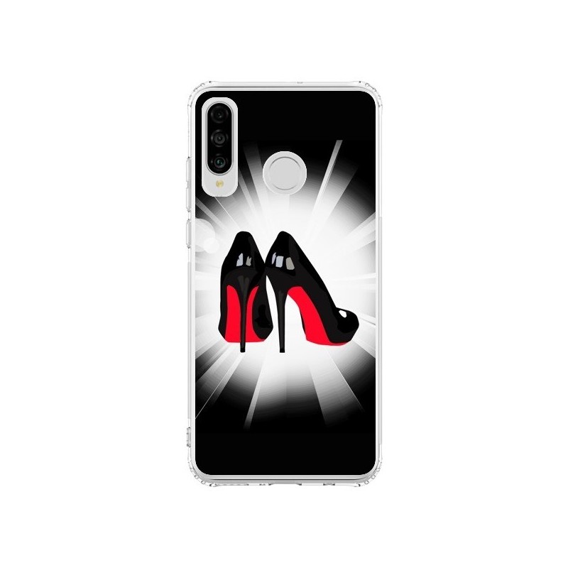 Coque Huawei P30 Lite Chaussures Semelles Rouges Red Soles Femme - Aurelie Scour