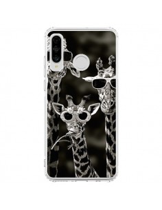 Coque Huawei P30 Lite Girafe Swag Lunettes Familiy...
