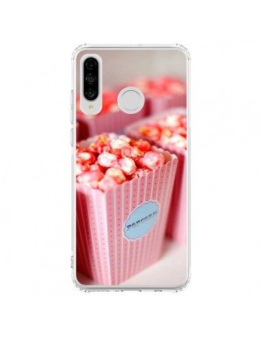 Coque Huawei P30 Lite Punk Popcorn Rose - Asano Yamazaki