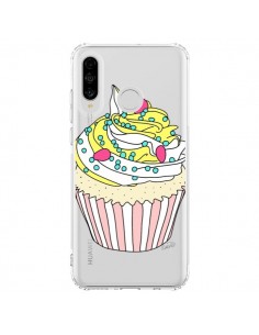 Coque Huawei P30 Lite Cupcake Dessert Transparente -...