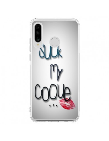 Coque Huawei P30 Lite Suck my Coque Lips Bouche Lèvres - Bertrand Carriere