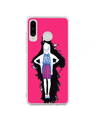 Coque Huawei P30 Lite Lola Femme Fashion Mode Rose - Cécile