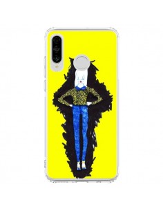 Coque Huawei P30 Lite Julie Femme Fashion Mode Jaune -...