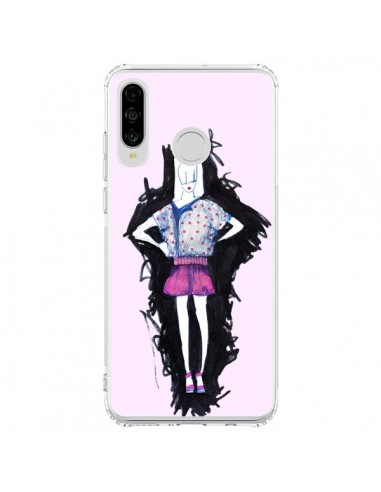 Coque Huawei P30 Lite Valentine Femme Fashion Mode Rose Clair - Cécile