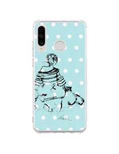 Coque Huawei P30 Lite Croquis Pois Femme Fashion Mode -...